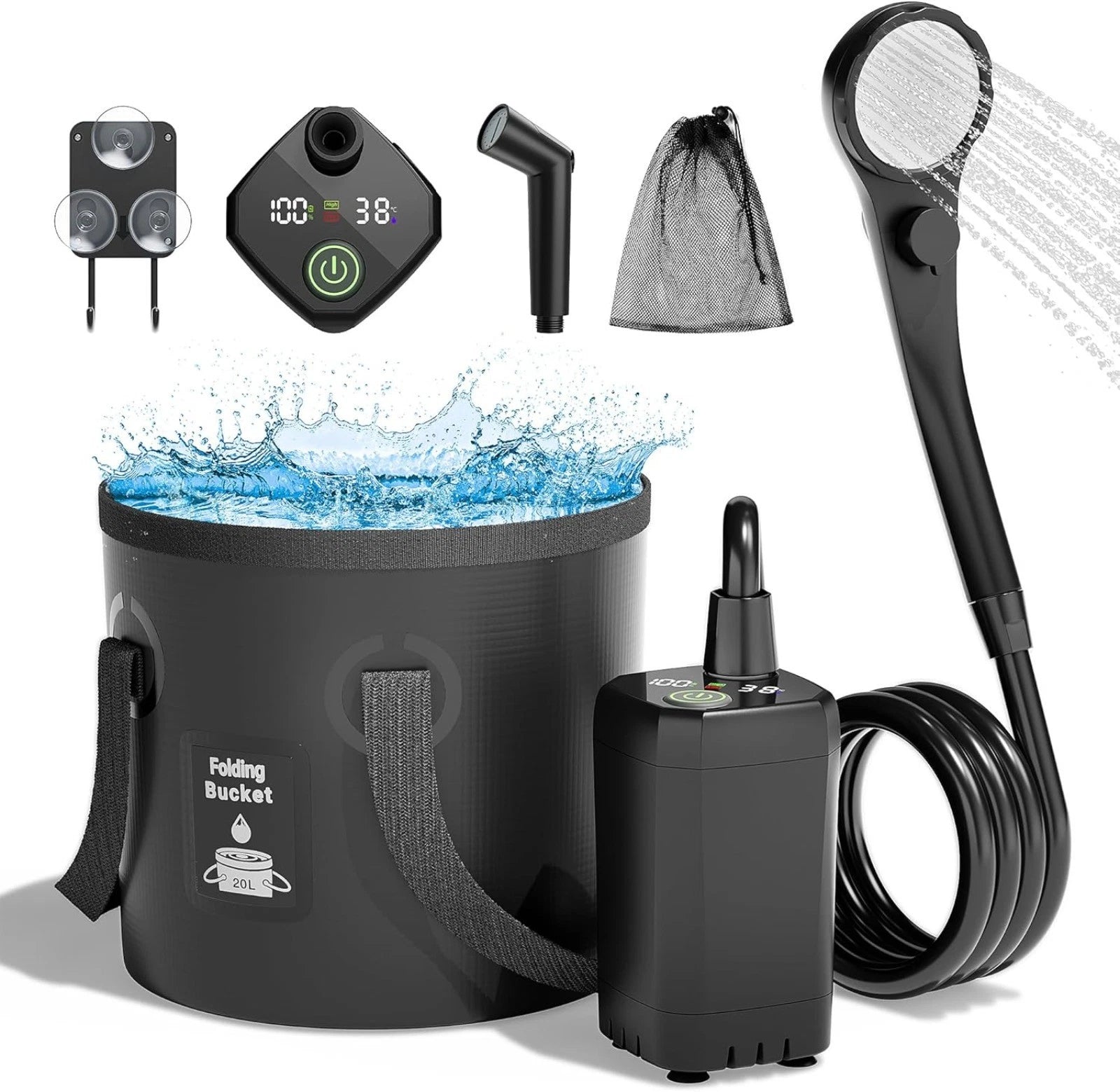 AussieFlow™ Premium Camp Shower