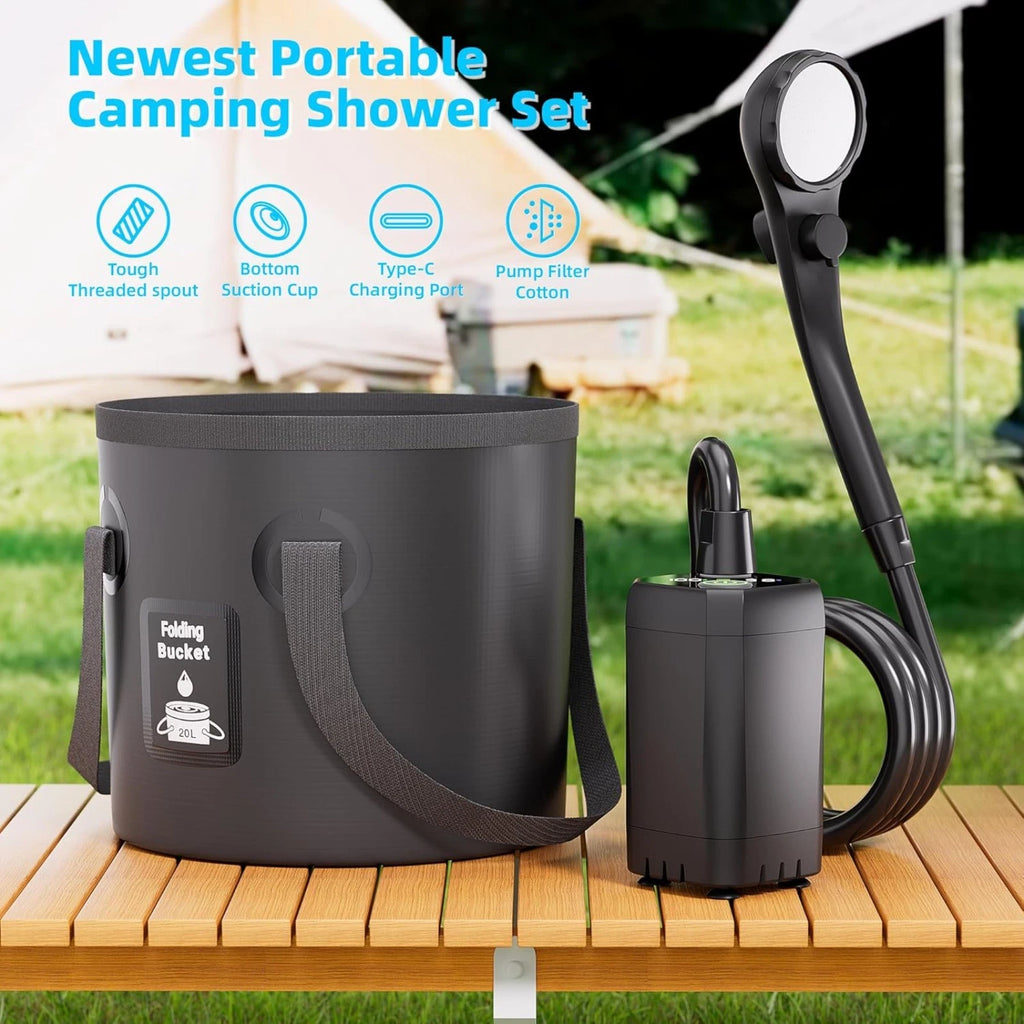 AussieFlow™ Premium Camp Shower